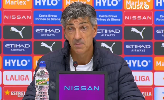 Imanol celebra el crecimiento del equipo y habla de Remiro, Barrenetxea y Oyarzabal