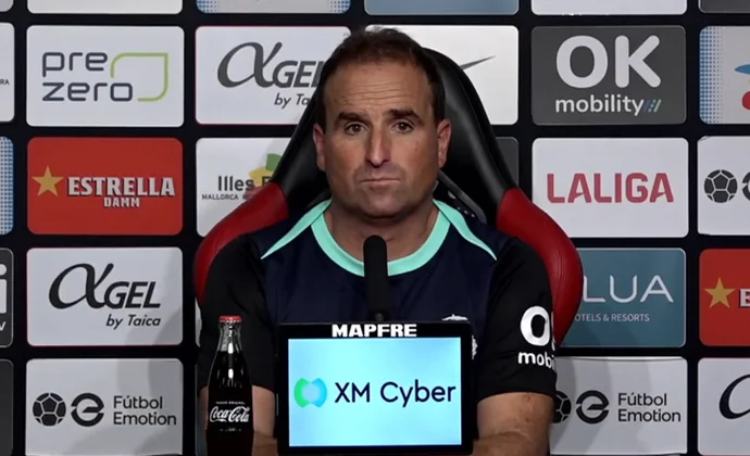 Arrasate habla de Muriqi, Valjent, Cuéllar, Greif, Asano, la alineación y el Rayo