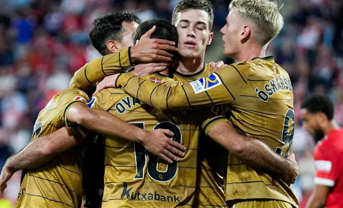 Jornada 10: Girona 0-1 Real Sociedad. Estadísticas y puntos fantasy