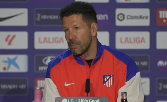 Simeone habla de Julián, Omorodion y explica cuál es la Liga del Atlético