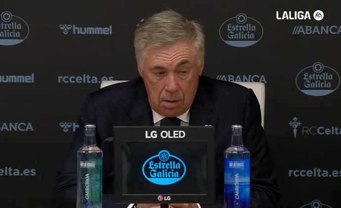 Ancelotti analizó el triunfo y habló de Modric, Bellingham y el sistema