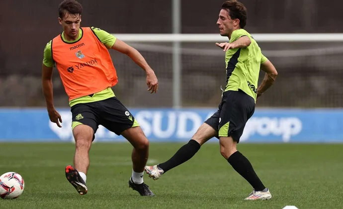 Sesión de recuperación con Aihen, pero sin Remiro ni Barrenetxea