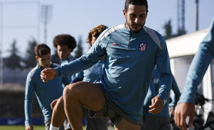 El Atlético inicia la semana con cinco jugadores en la enfermería