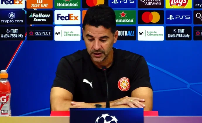 Míchel descarta a Blind para mañana, habla de Abel Ruiz, Misehouy, Arnau y el Slovan Bratislava