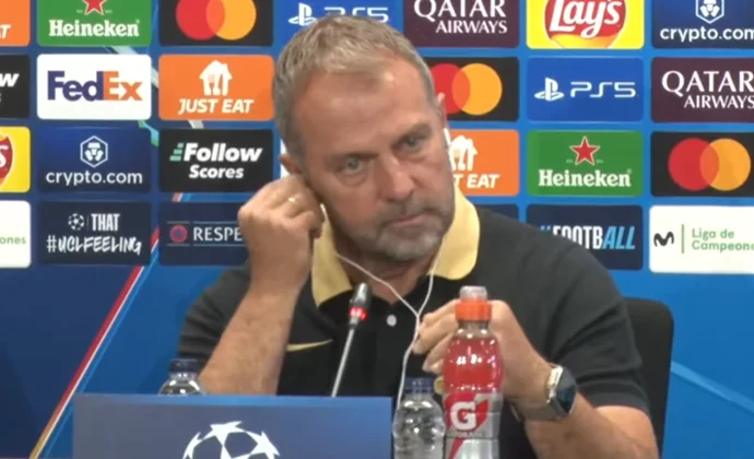 Flick habla de De Jong, Casadó y el partido contra el Bayern