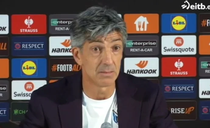 Imanol celebra el triunfo y habla de Turrientes, Sergio Gómez, Sadiq, Marrero, Remiro y Sucic