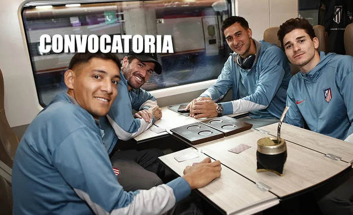 Lista de Simeone para viajar a Sevilla sin los cinco lesionados