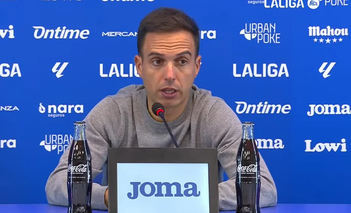 Borja Jiménez analiza el triunfo y habla de Diego García, Haller, Miguel, Raba, Sáenz, Altimira, Brasanac, Tapia y la alineación