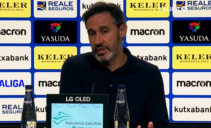 Vicente Moreno expresa sus sensaciones y habla de Bryan, Budimir, Moncayola y Herrera