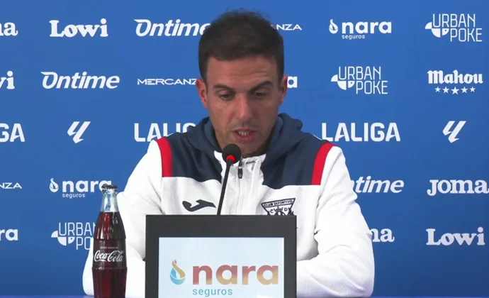 Borja Jiménez habla del Girona y esconde información sobre los lesionados, la alineación y el sistema