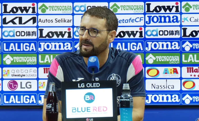 Bordalás no le ve sentido jugar a fútbol y habla de Mayoral