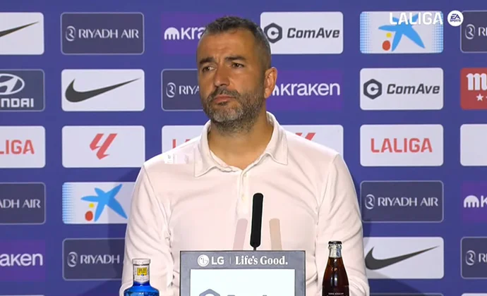 Diego Martínez analiza la derrota y habla de Cillessen, Fuster, Essugo y Álex Suárez