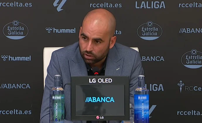 Giráldez analiza el triunfo y habla de Bamba, Ristic, Douvikas, Beltrán y Carles Pérez