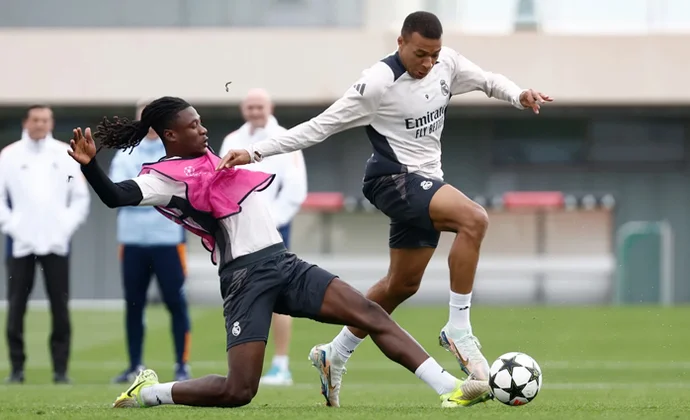 Courtois, Alaba y Carvajal, únicas bajas en la sesión del lunes