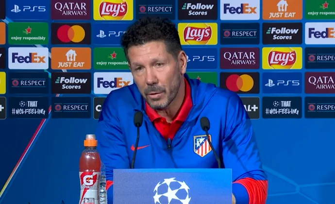 Simeone, sobre Griezmann, las bajas en defensa y el partido de mañana contra el PSG