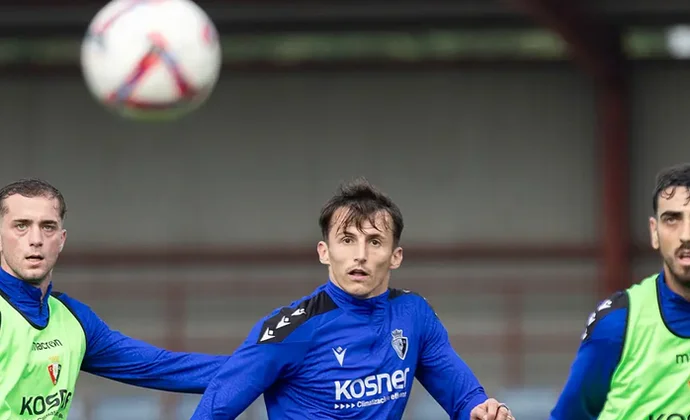 Osasuna vuelve al trabajo sin Vicente Moreno ni Juan Cruz, pero con Rubén García