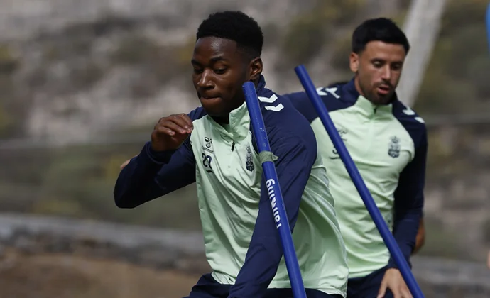 Las Palmas completa la última sesión sin los tres lesionados