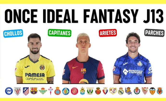 Once ideal Fantasy en Biwenger para la J13 + mejores picks de capitanes y arietes, por Scouting Biwenger