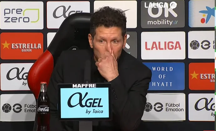 Simeone celebra el triunfo y habla de Giuliano y Álvarez