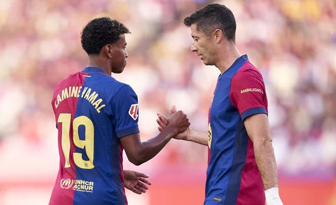 El Barcelona emite los partes médicos y tiempos de baja de Lamine Yamal y Lewandowski