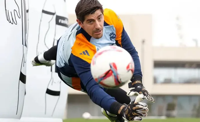 Courtois entra en la última semana de su recuperación