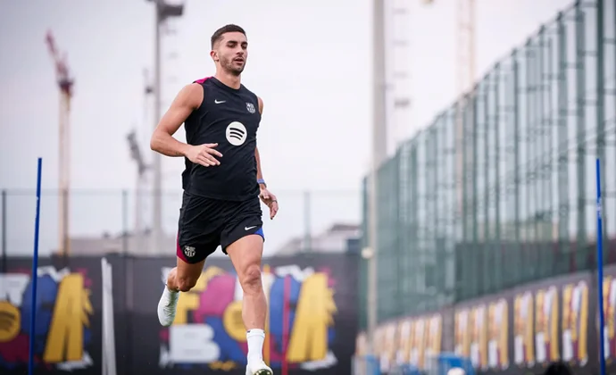 Ferran Torres pisa césped y entra en las últimas dos semanas de su recuperación