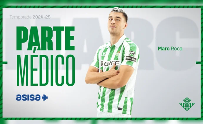 Parte médico oficial de Marc Roca sin tiempo de vuelta fijado