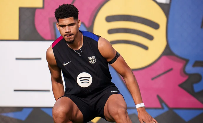 Ronald Araujo entra en la recta final de su proceso de recuperación