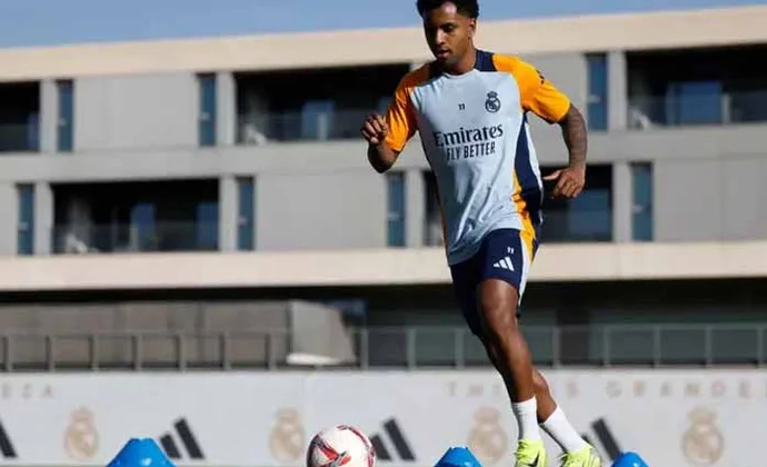 Rodrygo toca balón solo una semana después de lesionarse y los medios vuelven a fallar: le daban seis semanas de baja
