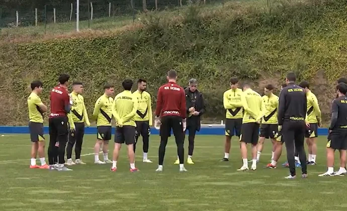 Primera sesión de la semana en Zubieta con Oyarzabal, Zubimendi y Zubeldia al margen