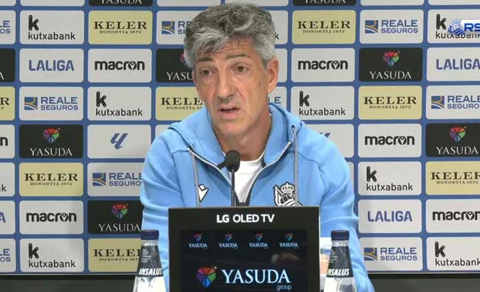 Imanol, sobre Zubeldia, Zubimendi, Zakharyan, Oskarsson, los canteranos y la fecha del partido de Copa