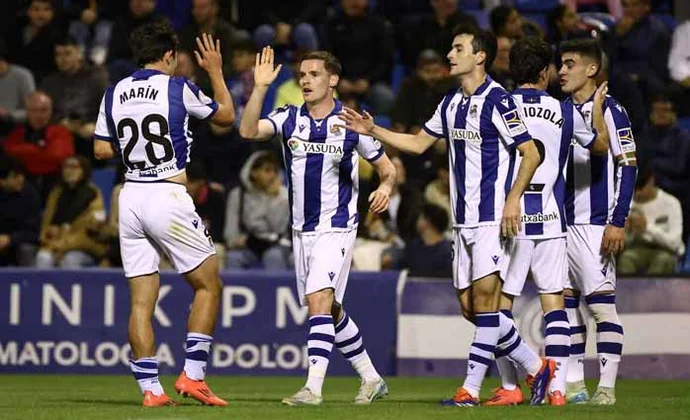 Ficha técnica de la Copa del Rey: Jove Español 0-5 Real Sociedad
