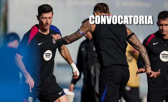 Lista con la vuelta de Lewandowski y Fort pero sin los ocho lesionados