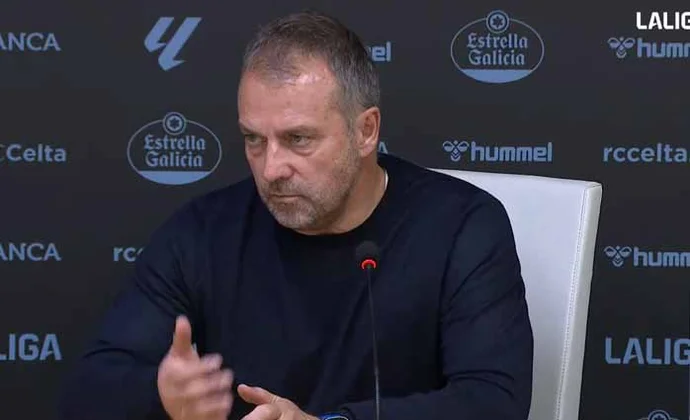 Flick reconoció el mal partido del equipo y habló de Gavi, Casadó y Koundé