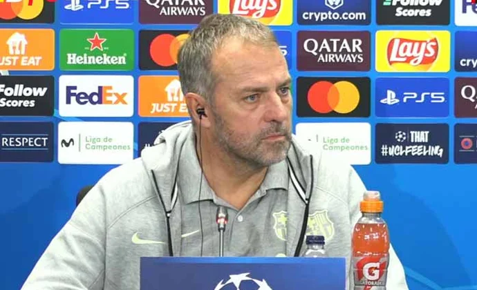 Flick, sobre Balde, Gerard Martín, Yamal, el momento del equipo y el Brest