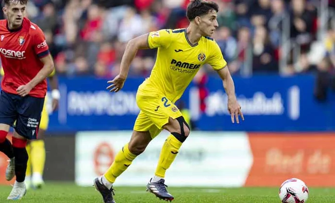 Terrats fue sustituido en el descanso de Pamplona por molestias