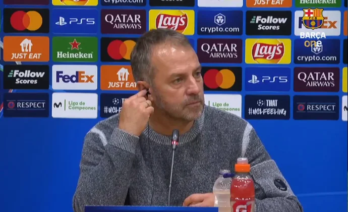 Flick no descarta a De Jong contra Las Palmas y habla de Martín, Pedri, Yamal y Lewandowski