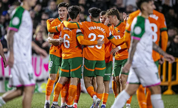 Ficha técnica de la Copa del Rey: Parla Escuela 0-1 Valencia