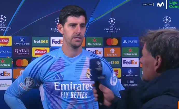 Courtois da por hecho que Camavinga está roto y necesitará algunas semanas para volver