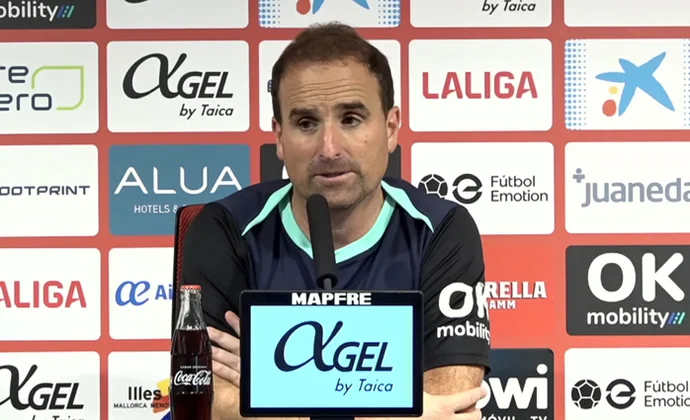 Arrasate descarta rotaciones mañana y habla de Muriqi, Raíllo, Maffeo, Morey, Asano, Larin, Abdon, Llabrés y el Valencia