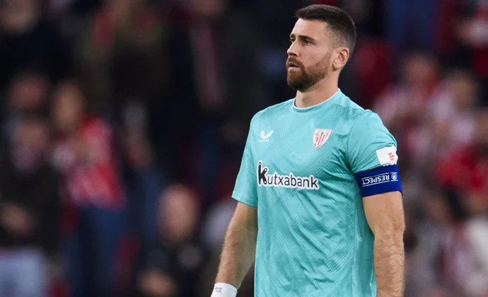 Unai Simón explica que todavía está en proceso de recuperación