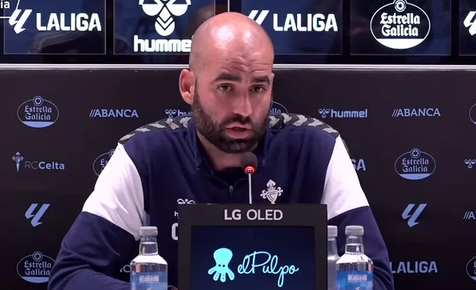 Giráldez, sobre De la Torre, Carreira, Swedberg, Iglesias, Douvikas, Mingueza, Hugo Álvarez, Aidoo, Allende, Damián, Moriba y el Espanyol