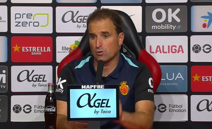 Arrasate celebra el triunfo y habla de Abdón, Larín, Dani Rodríguez y los cambios de Navarro y Morey