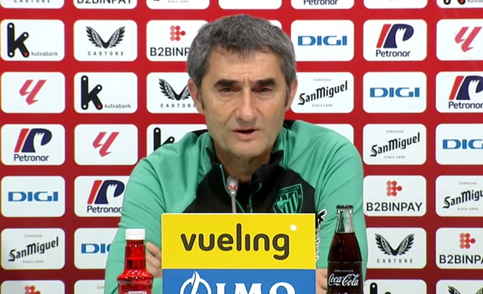 Valverde habla de Yuri, Unai Simón, Agirrezabala, Padilla, el Rayo y las rotaciones