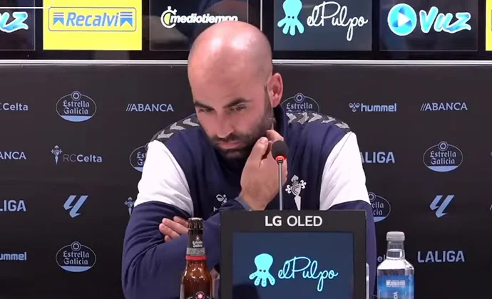 Giráldez confirma rotaciones y habla de Hugo Álvarez, Marcos Alonso, Iglesias, Villar, Román, De la Torre, Aidoo y Manquillo