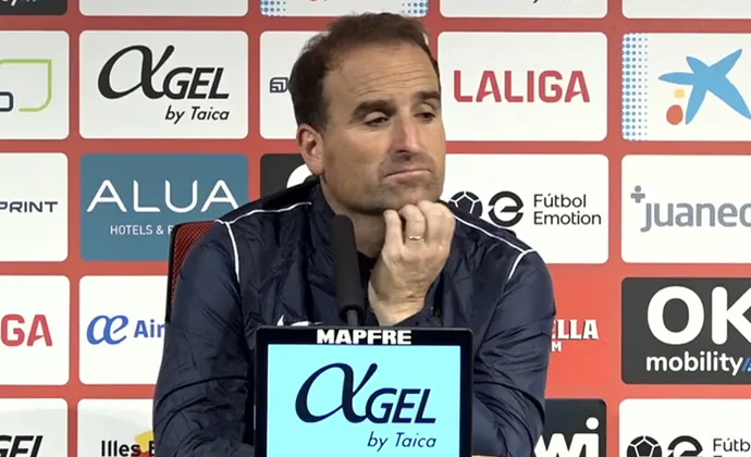 Arrasate confirma rotaciones mañana y habla de Abdón, Muriqi, Larin, Asano, Maffeo, Morey, Navarro, Yamal, Raíllo y el Barça