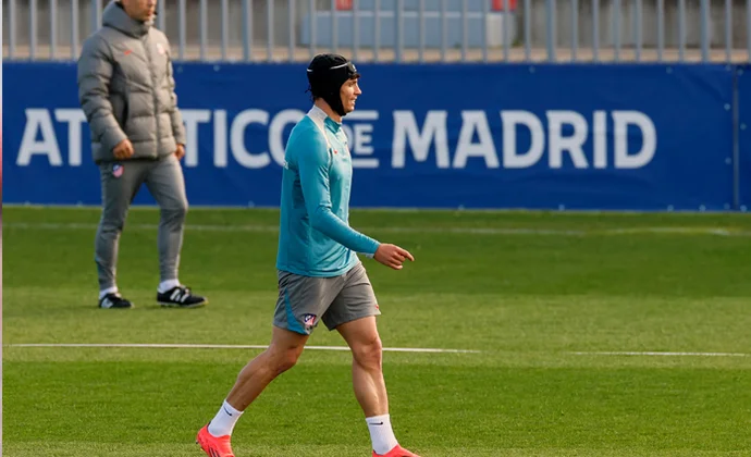 Simeone ensaya once para la Copa con la presencia de Le Normand