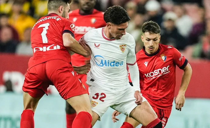 Jornada 15: Sevilla 1-1 Osasuna. Estadísticas y puntos fantasy