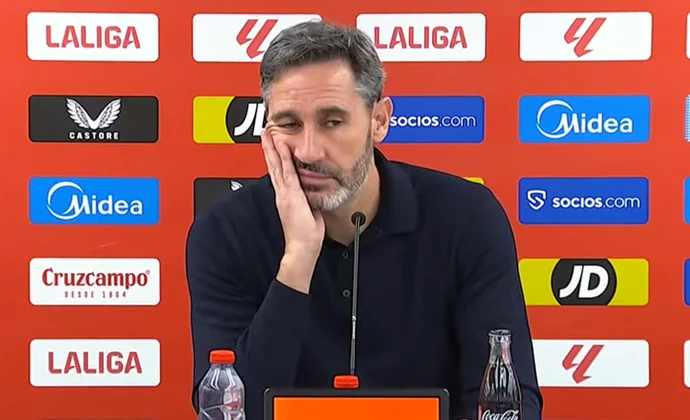 Vicente Moreno analiza el empate y explica los problemas de Arnaiz y Bryan