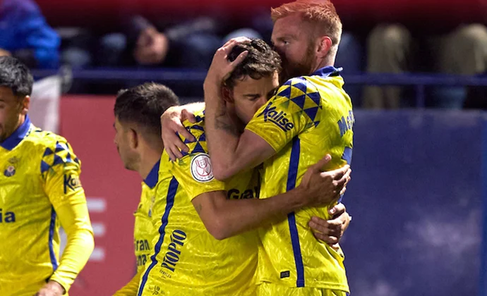 Ficha técnica de la Copa del Rey: Europa 1-2 Las Palmas